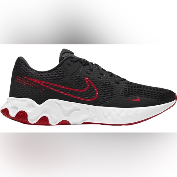 Nike Other - Nike Renew Ride 2 Bred Black Red White Sneakers Shoes CU3507-003 Men's 10.5